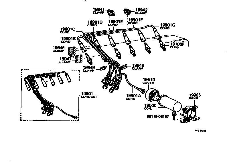  CRESSIDA |  IGNITION COIL SPARK PLUG