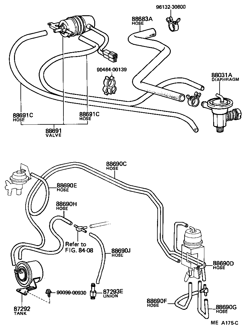  CRESSIDA |  HEATING AIR CONDITIONING VACUUM PIPING