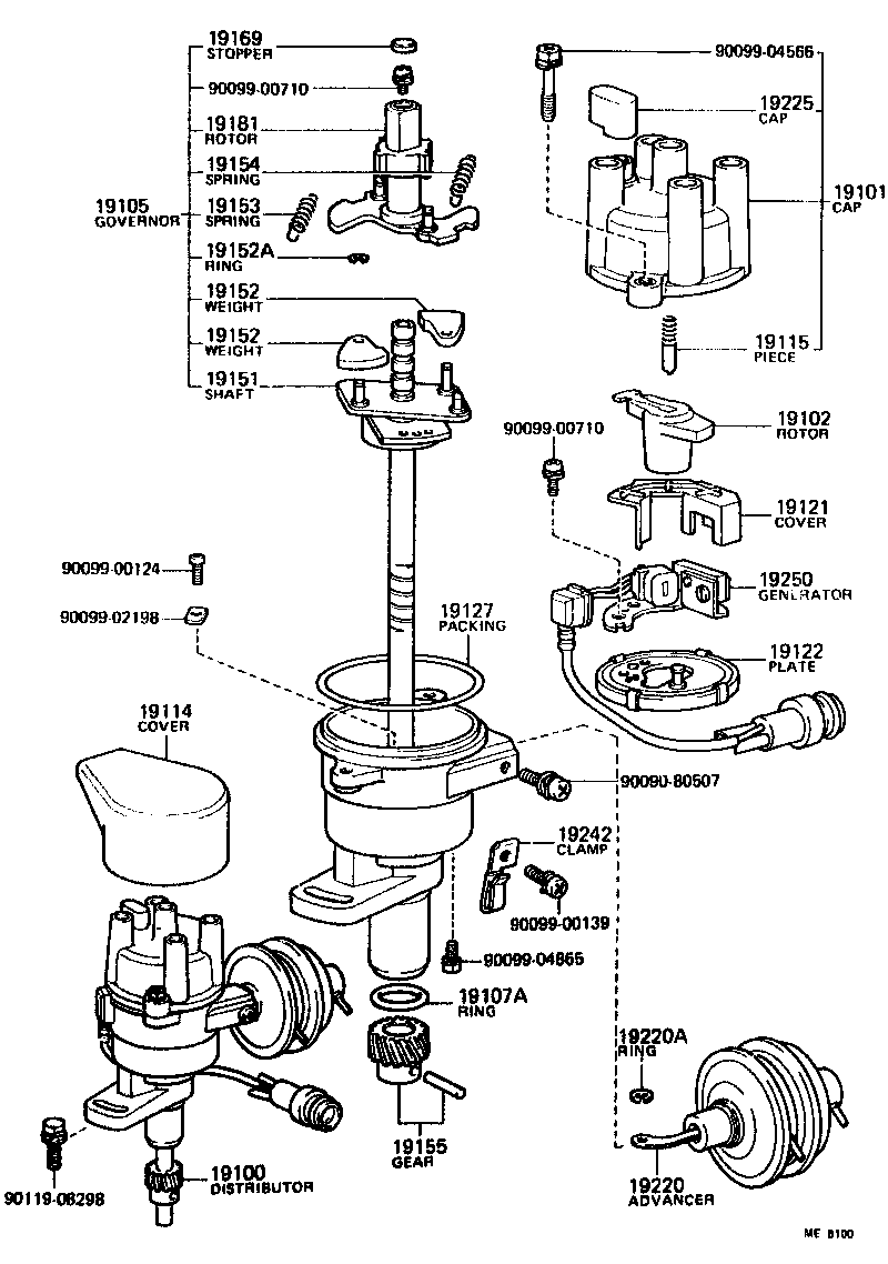  CELICA |  DISTRIBUTOR