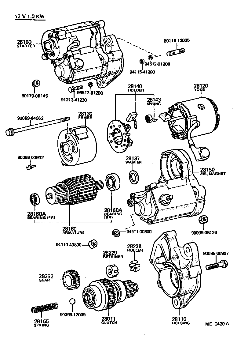  LAND CRUISER 40 |  STARTER