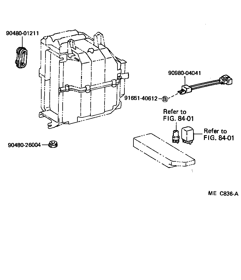  CAMRY |  HEATING AIR CONDITIONING COOLER UNIT