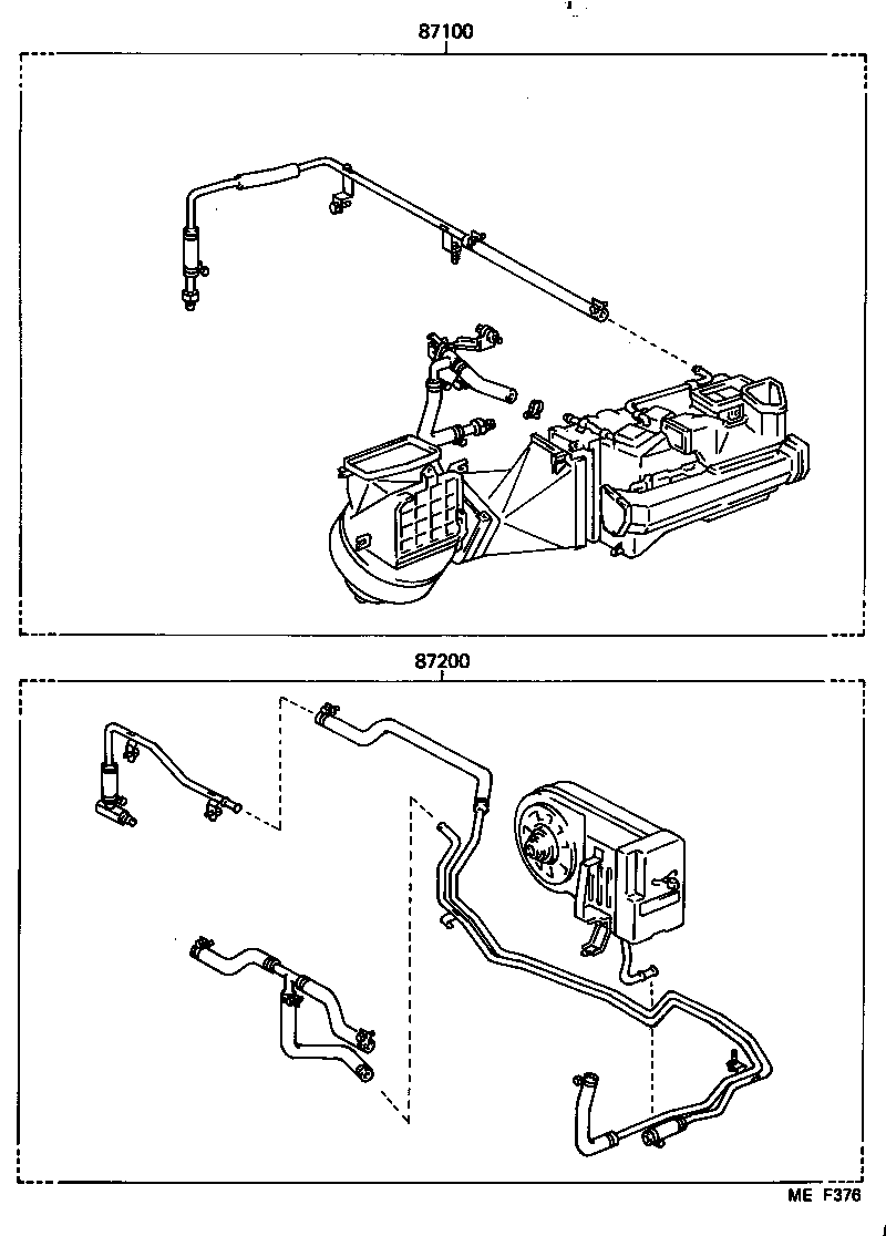  LAND CRUISER 70 |  HEATING AIR CONDITIONING SET