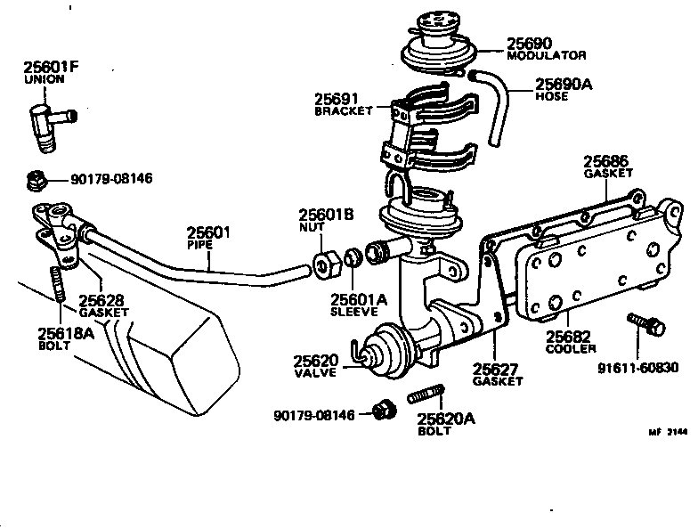  CRESSIDA |  EXHAUST GAS RECIRCULATION SYSTEM