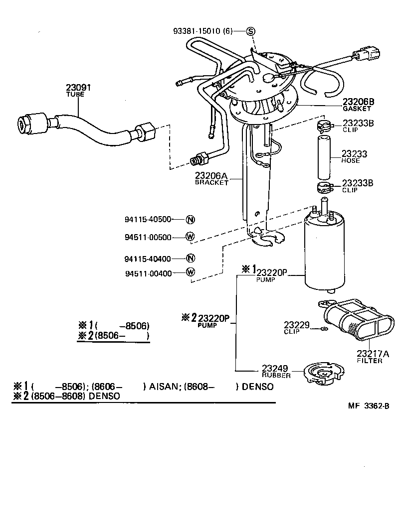  COROLLA CP |  FUEL INJECTION SYSTEM