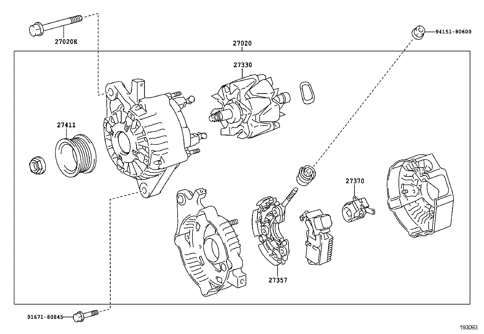  AURIS HYBRID |  ALTERNATOR