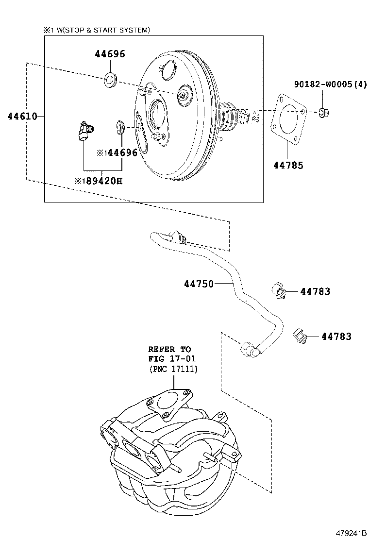  AYGO |  BRAKE BOOSTER VACUUM TUBE