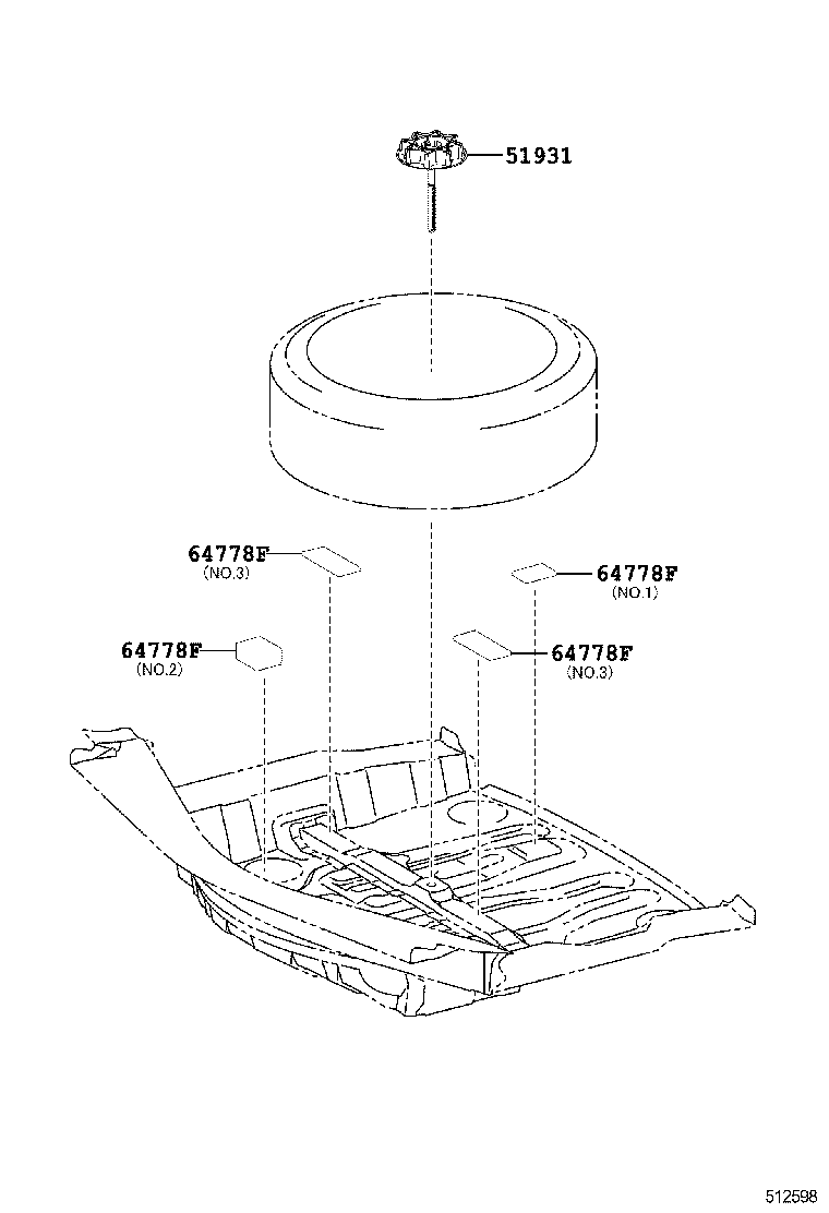  IS250 300H |  SPARE WHEEL CARRIER