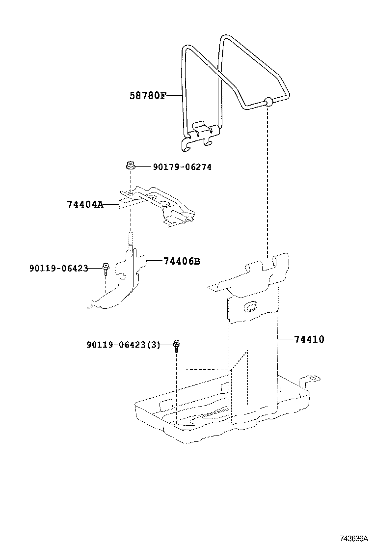  IS250 300H |  BATTERY CARRIER