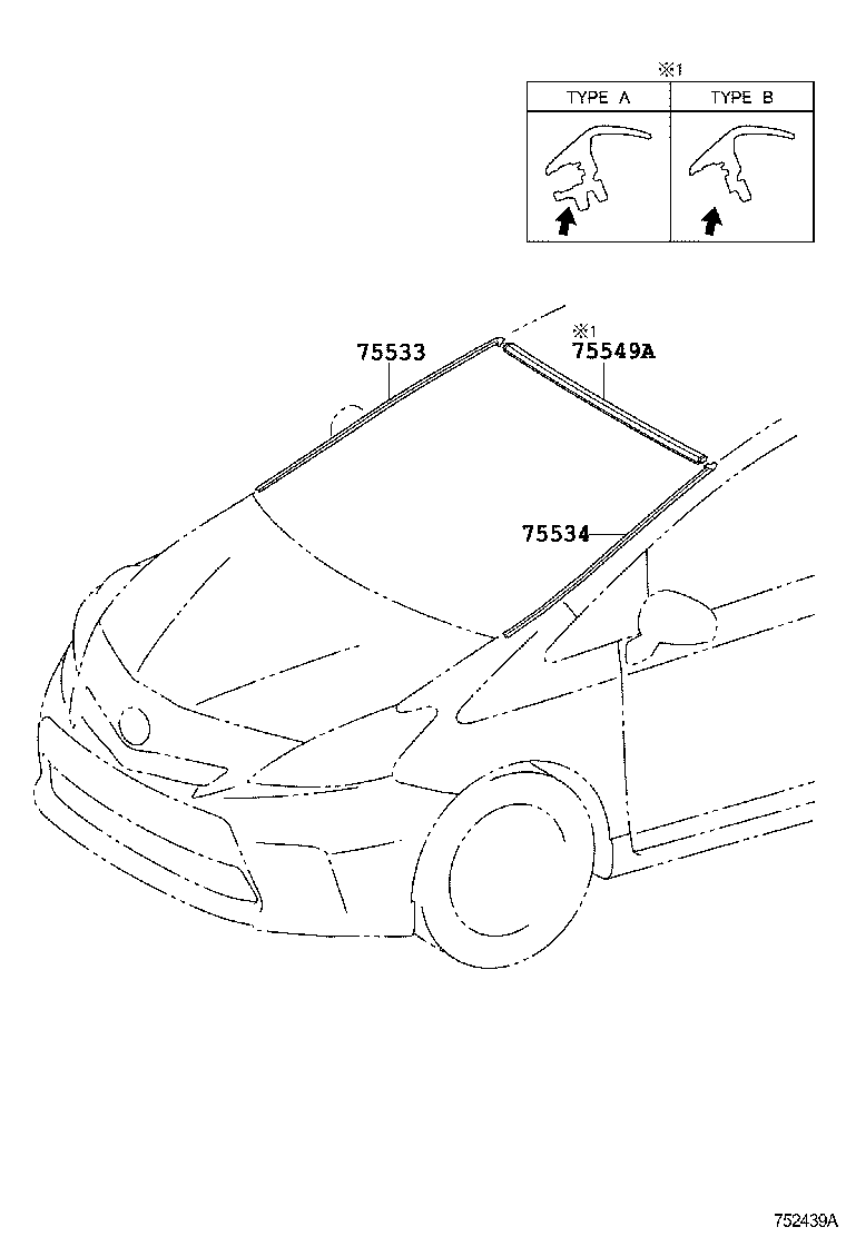  PRIUS PRIUS V |  FRONT MOULDING