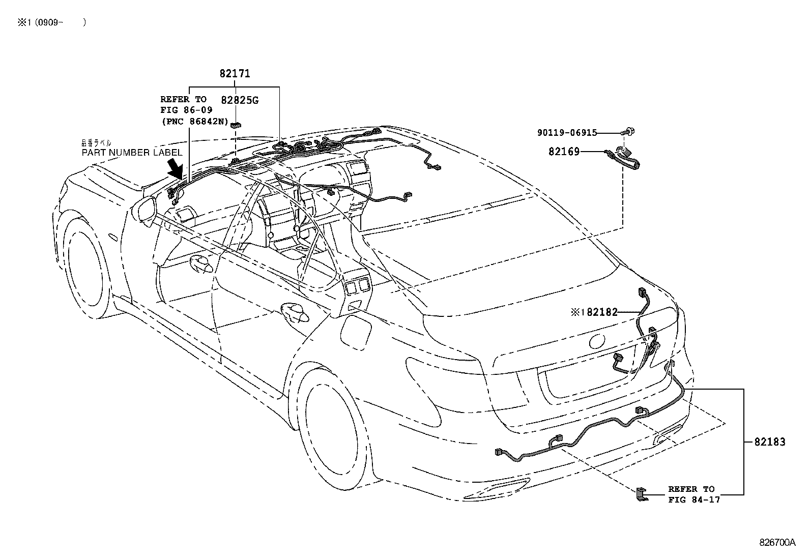  LS460 460L |  WIRING CLAMP