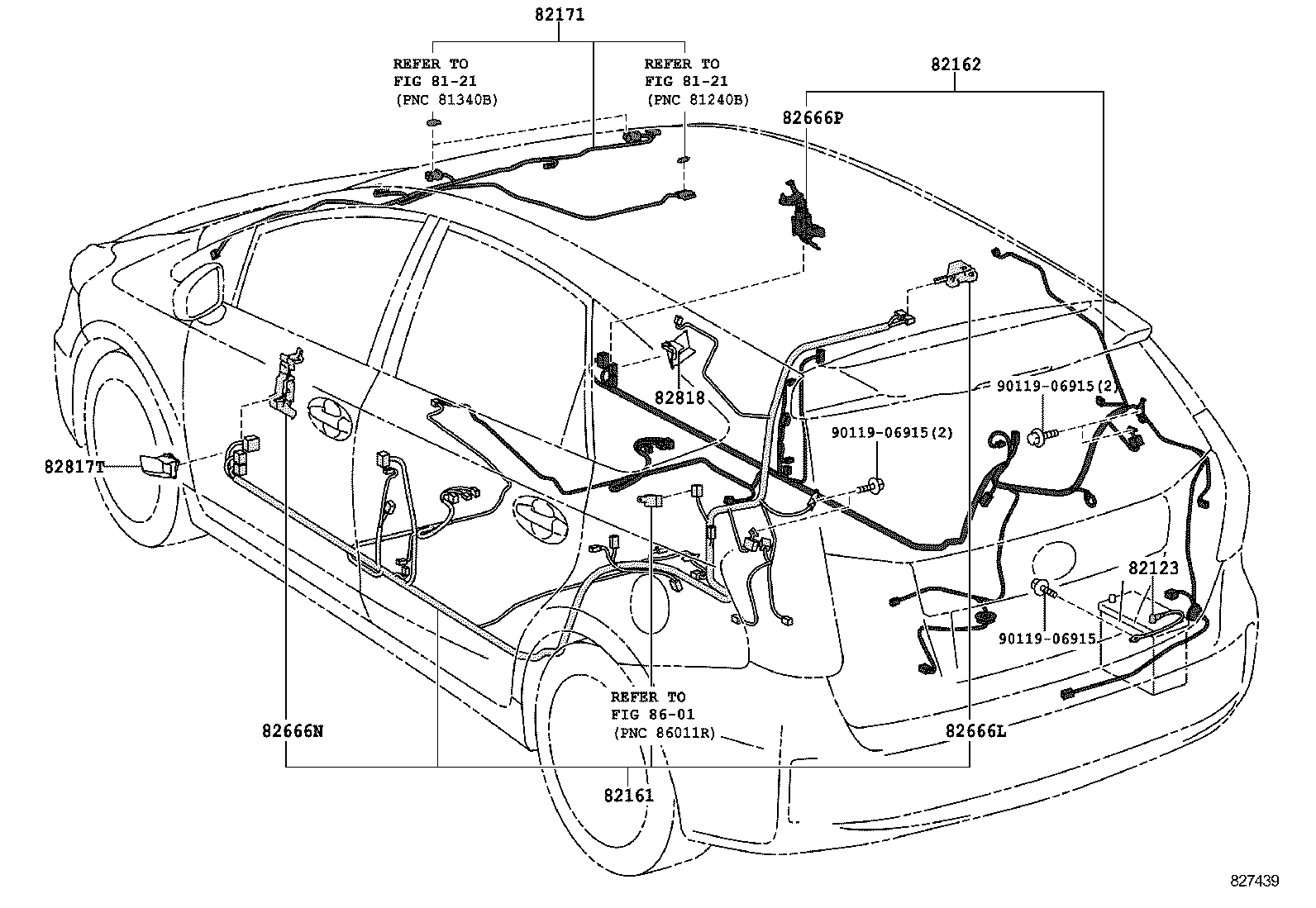  PRIUS PRIUS V |  WIRING CLAMP