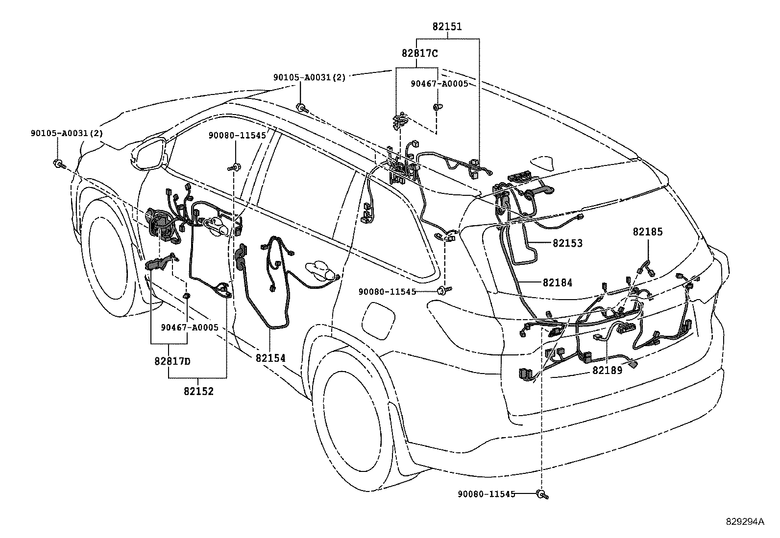  HIGHLANDER KLUGER |  WIRING CLAMP