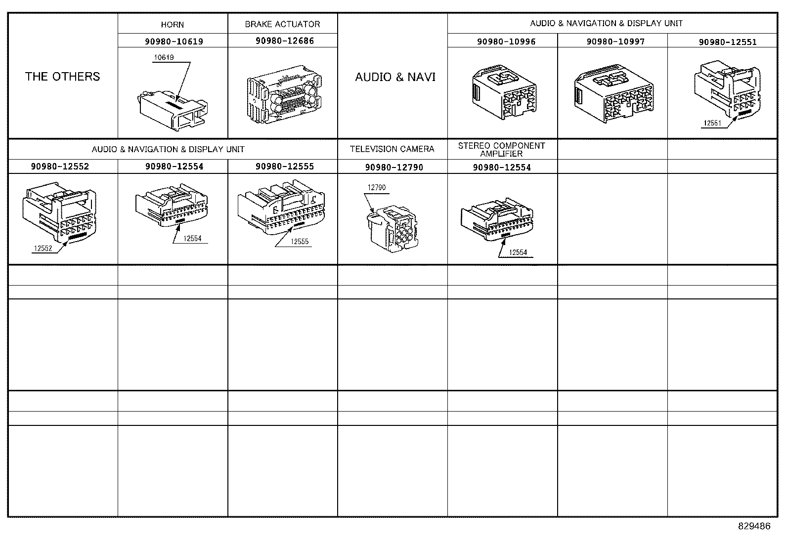  HIGHLANDER KLUGER |  WIRING CLAMP