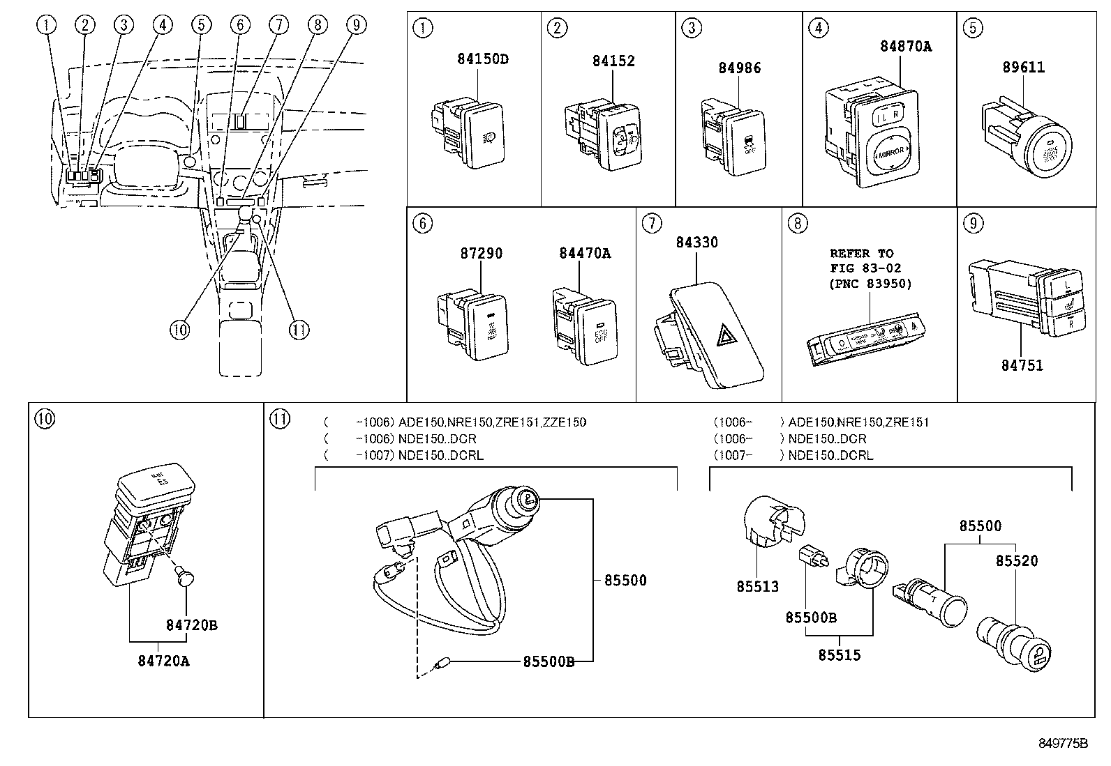  AURIS HYBRID |  SWITCH RELAY COMPUTER