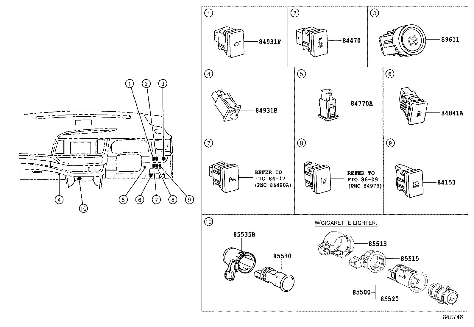  HIGHLANDER KLUGER |  SWITCH RELAY COMPUTER