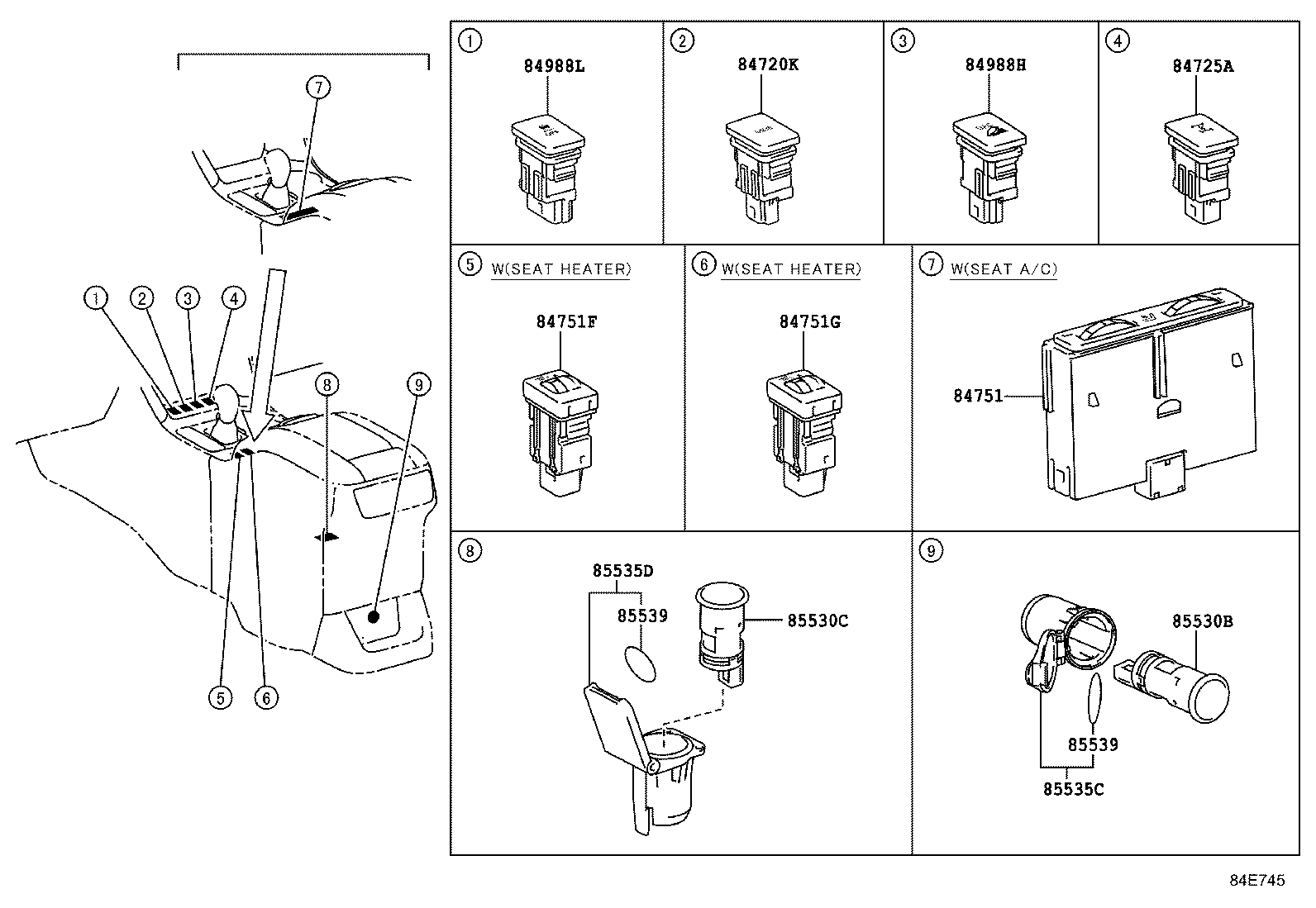  HIGHLANDER KLUGER |  SWITCH RELAY COMPUTER