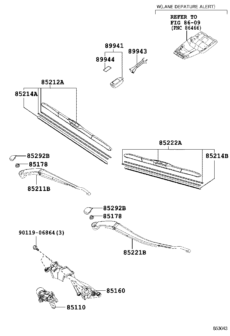  IS250 300H |  WINDSHIELD WIPER