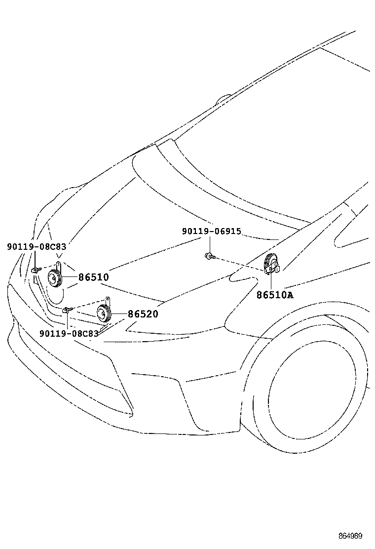  PRIUS PRIUS V |  HORN