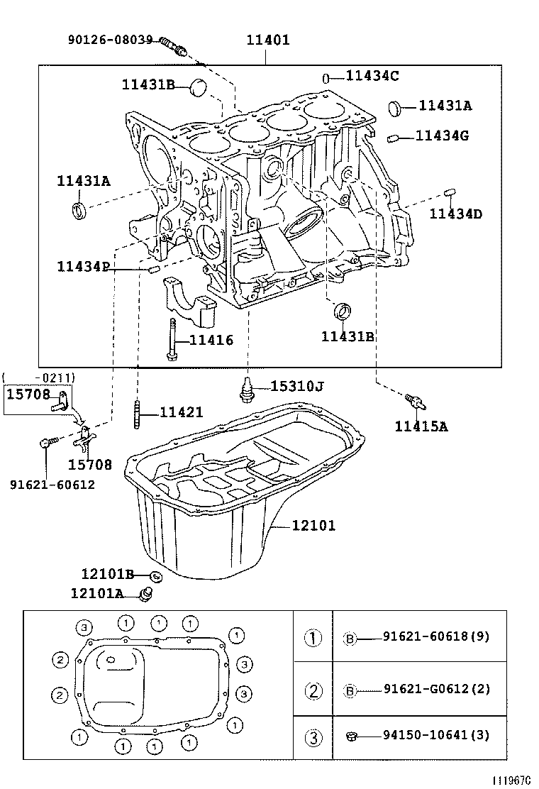  YARIS |  CYLINDER BLOCK