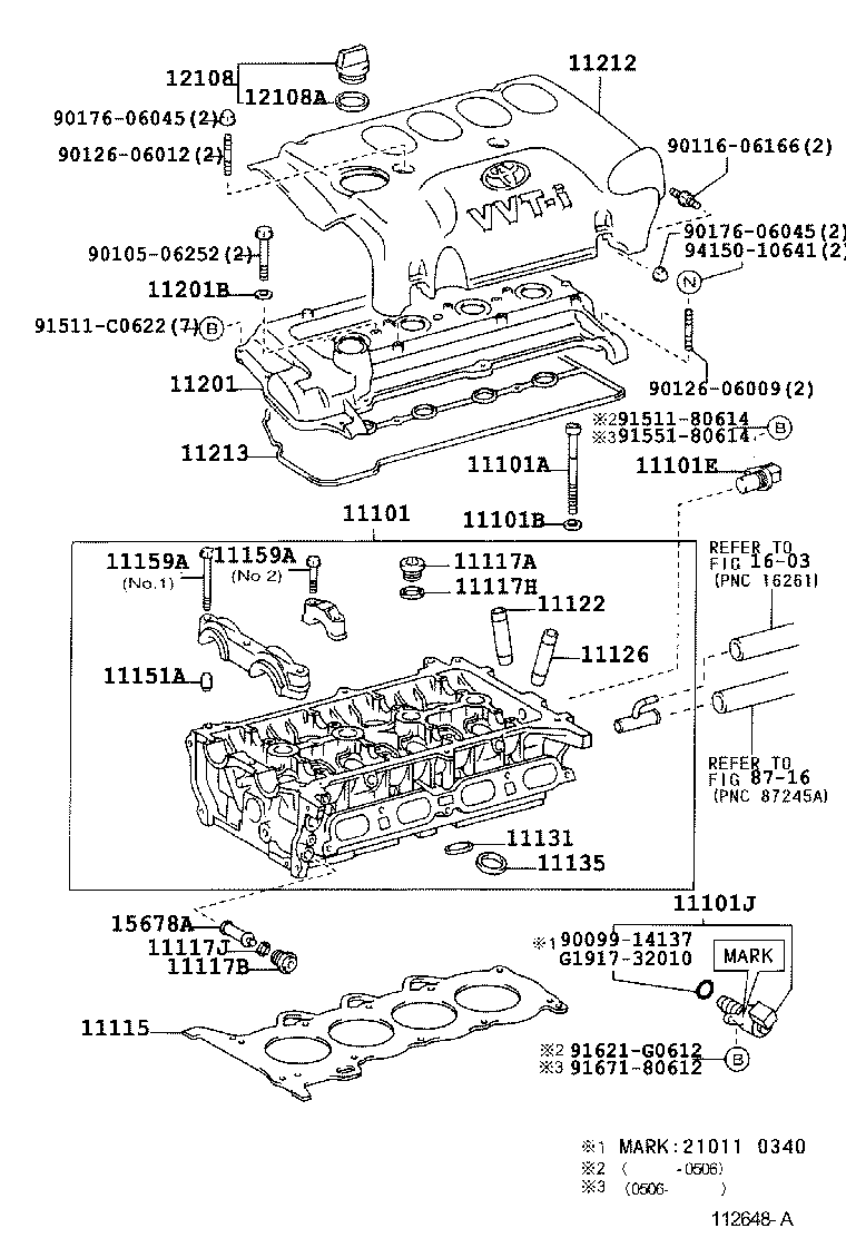  YARIS ECHO VERSO |  CYLINDER HEAD