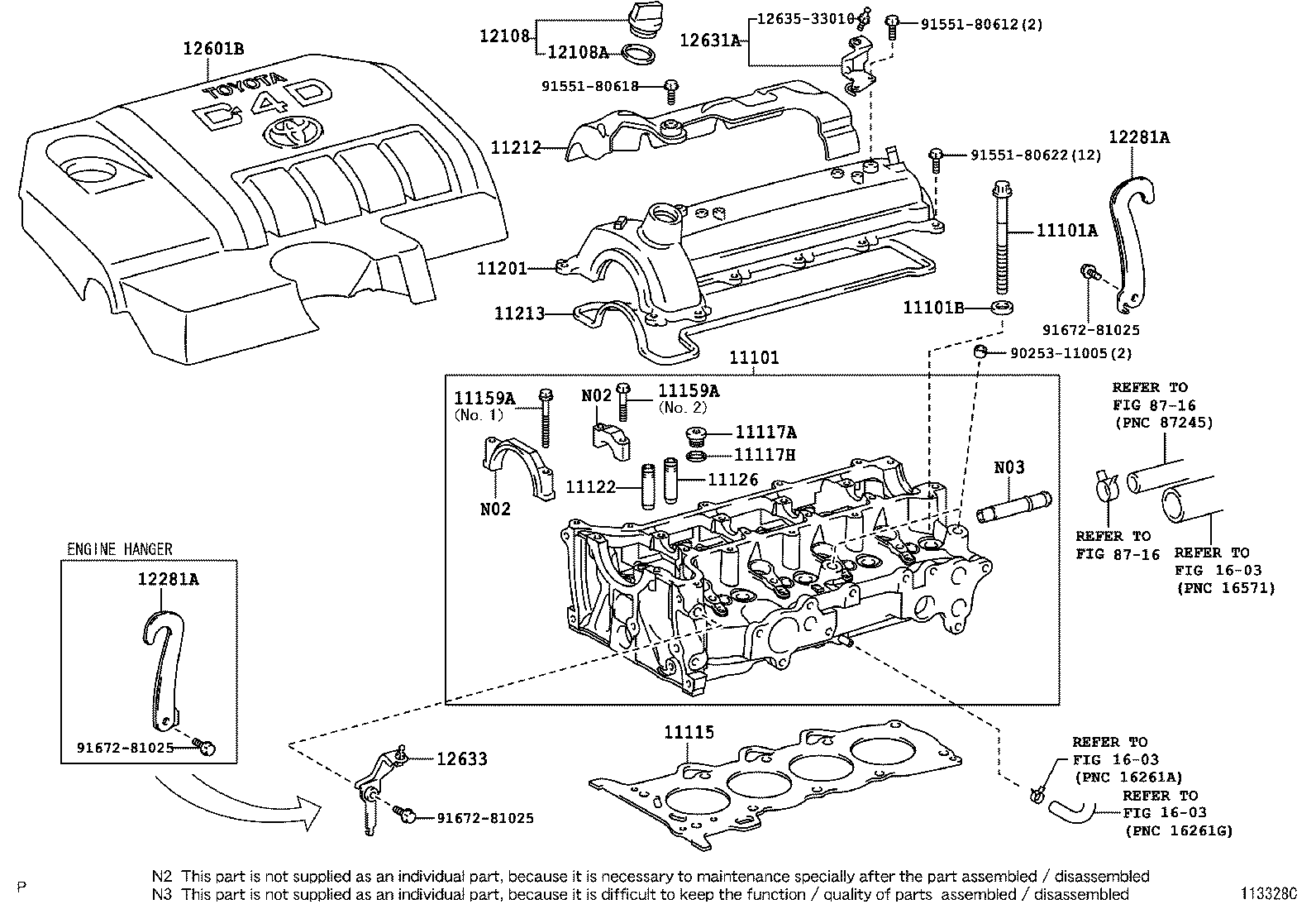  COROLLA |  CYLINDER HEAD