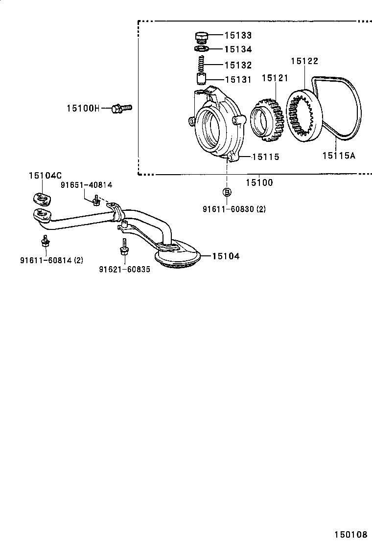  LAND CRUISER 70 |  ENGINE OIL PUMP