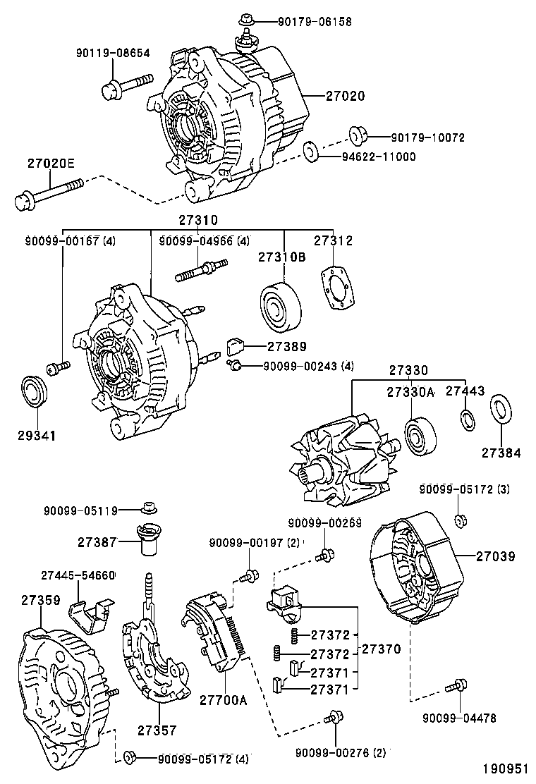  HILUX |  ALTERNATOR