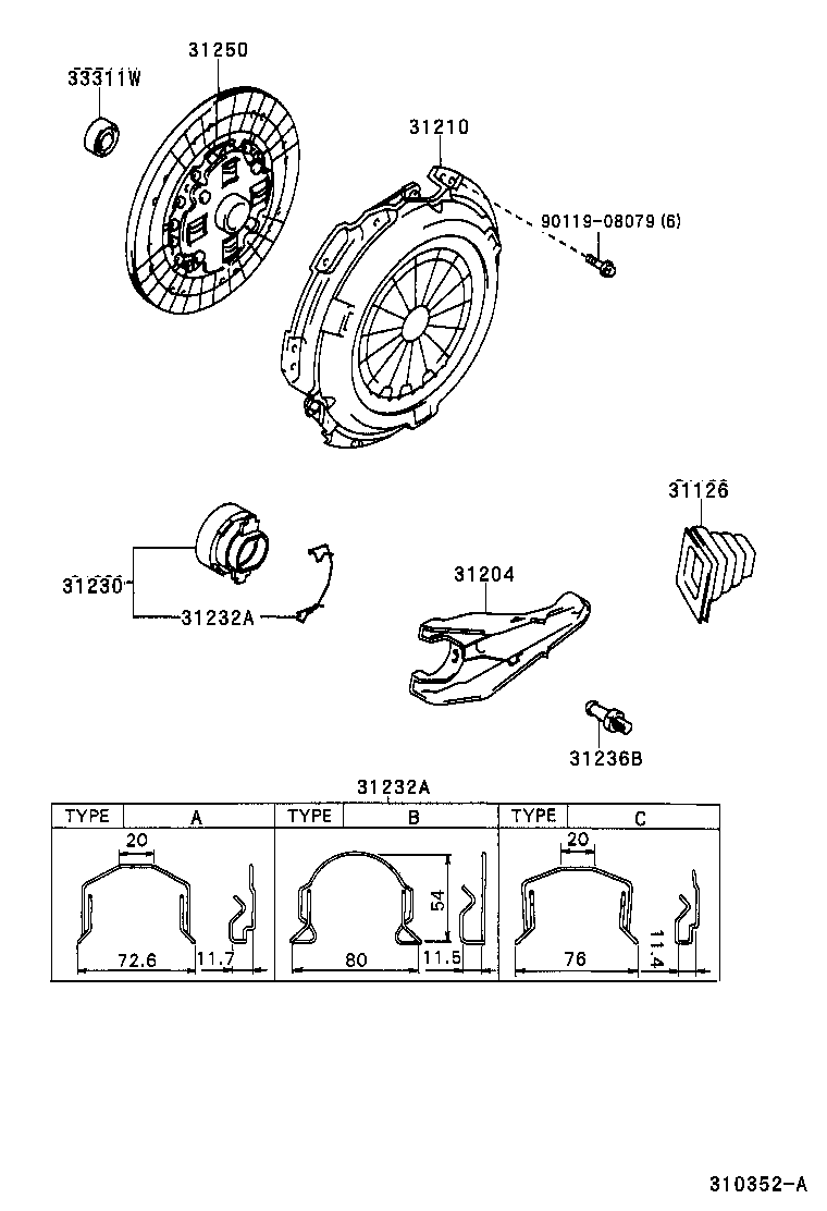  HILUX |  CLUTCH RELEASE FORK