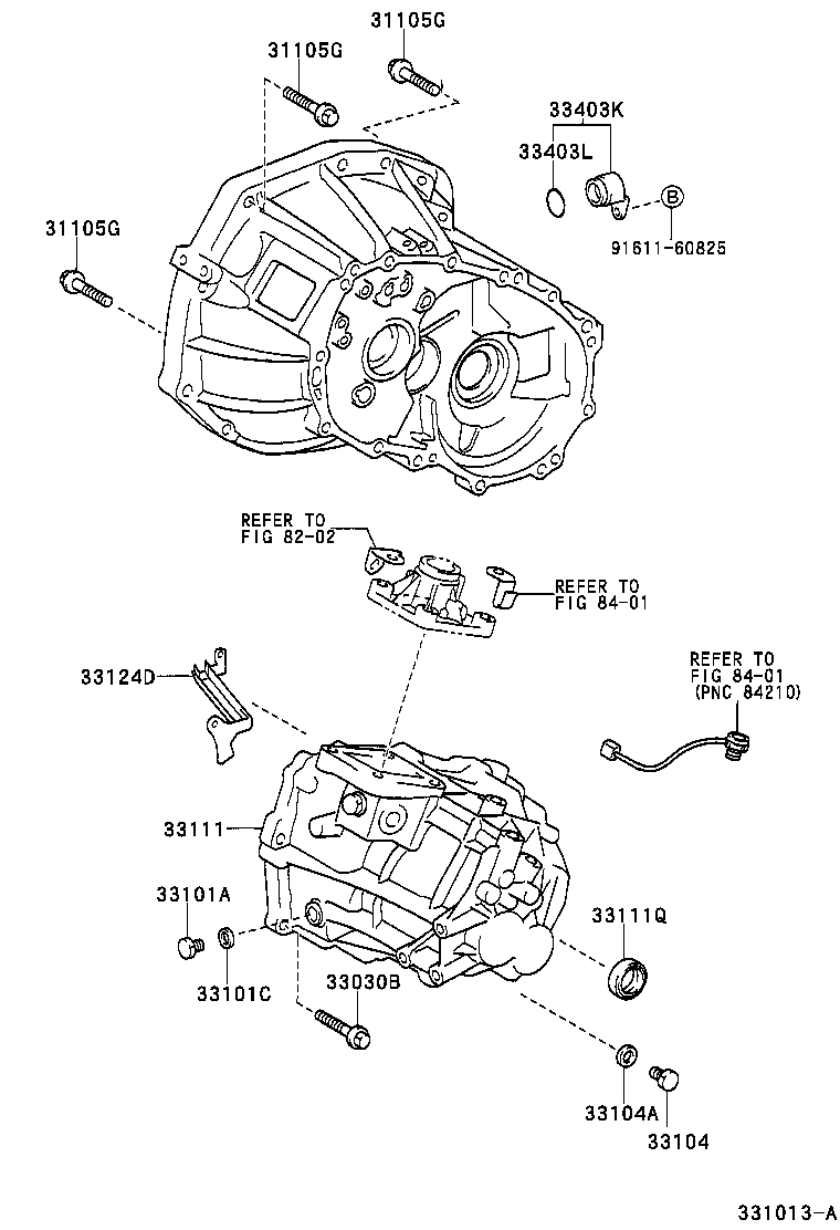  YARIS |  CLUTCH HOUSING TRANSMISSION CASE MTM