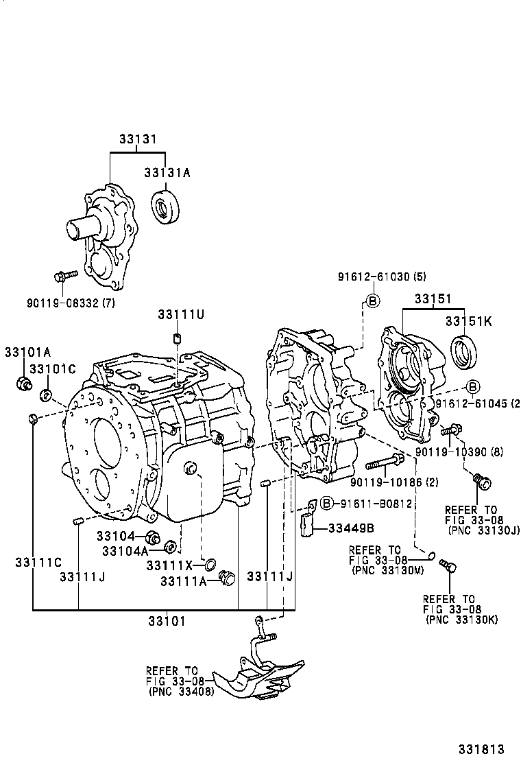  COASTER |  CLUTCH HOUSING TRANSMISSION CASE MTM