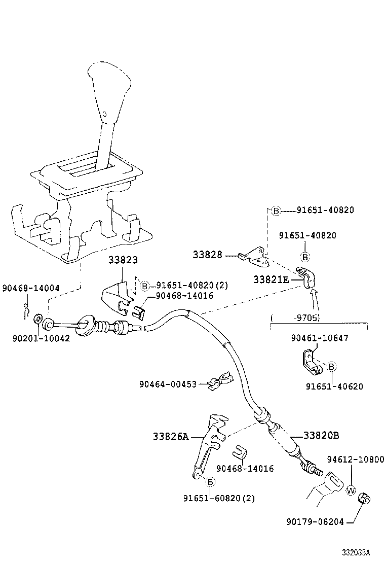  COASTER |  SHIFT LEVER RETAINER