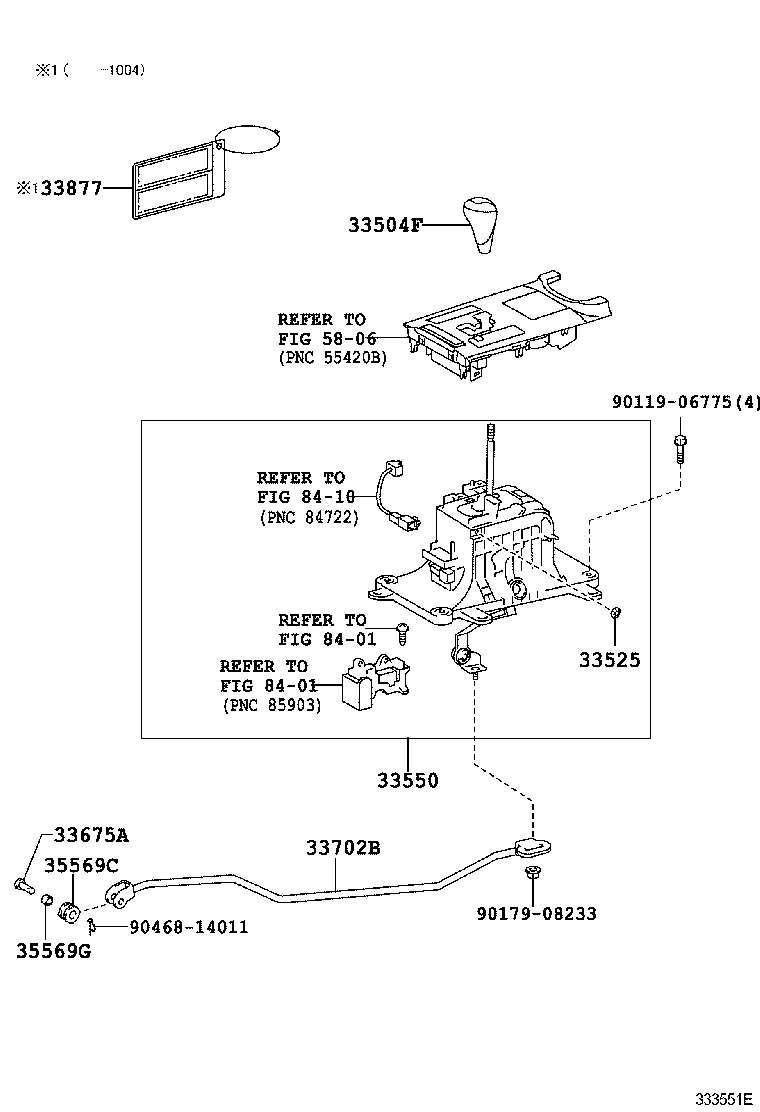  IS F |  SHIFT LEVER RETAINER