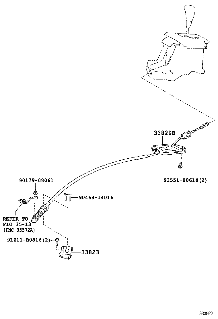  RAV4 |  SHIFT LEVER RETAINER