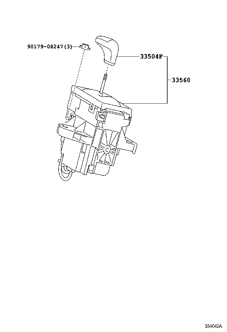  PRIUS PLUG IN HBD |  SHIFT LEVER RETAINER