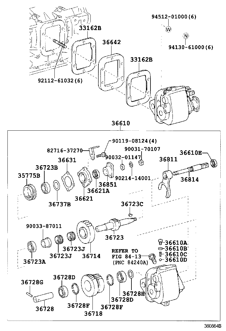  DYNA |  POWER TAKE OFF CASE GEAR