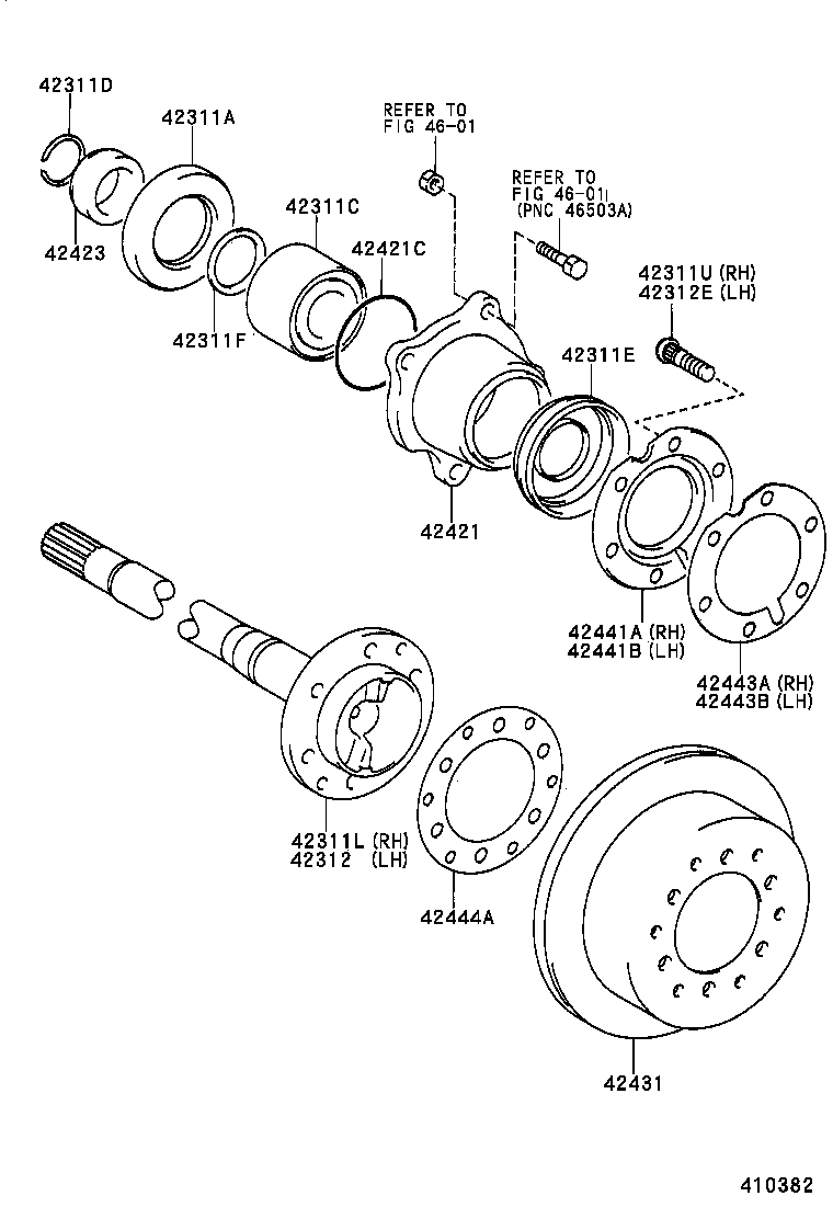  LAND CRUISER 70 |  REAR AXLE SHAFT HUB