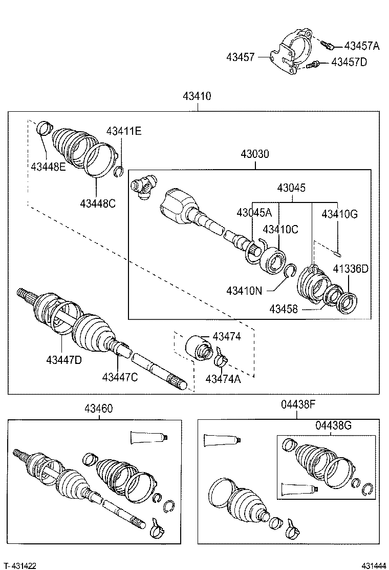  COROLLA |  FRONT DRIVE SHAFT