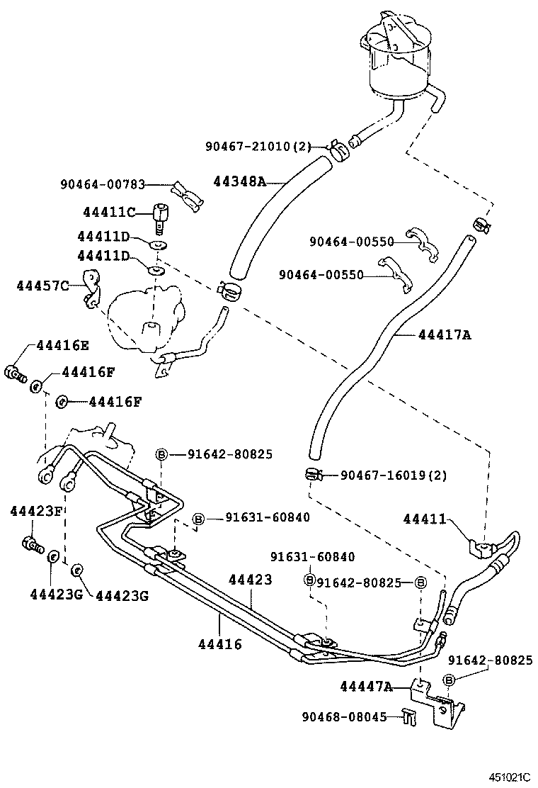  COASTER |  POWER STEERING TUBE