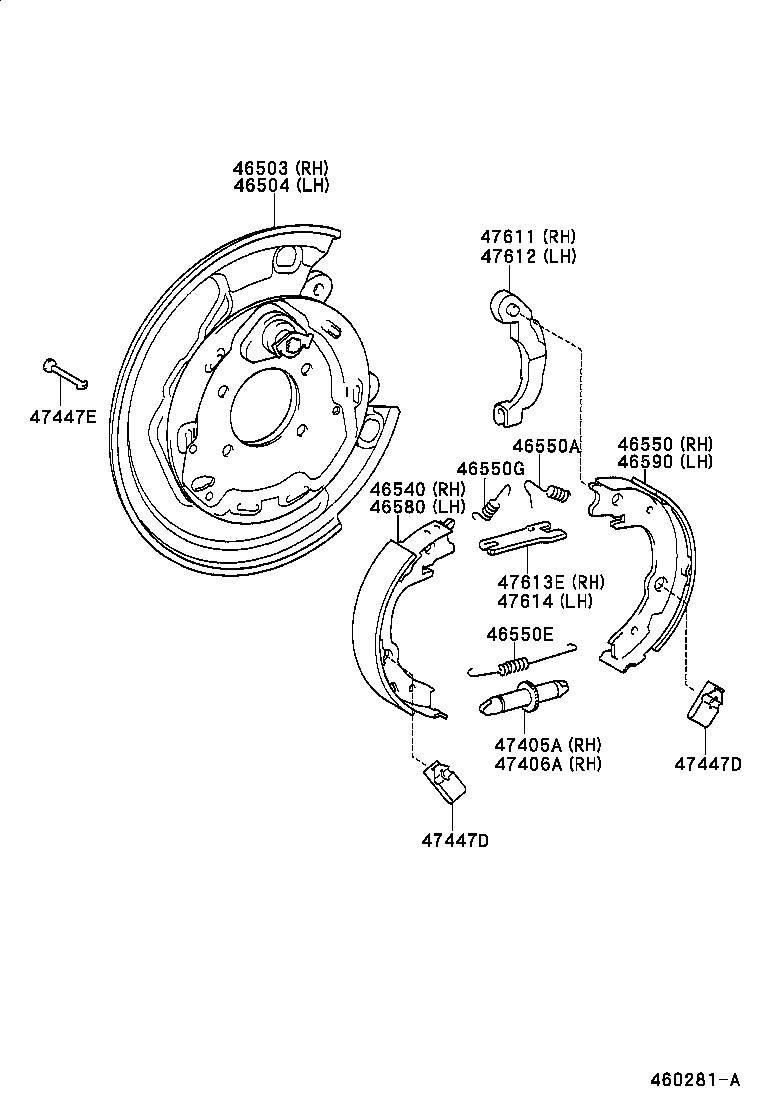  YARIS |  PARKING BRAKE CABLE