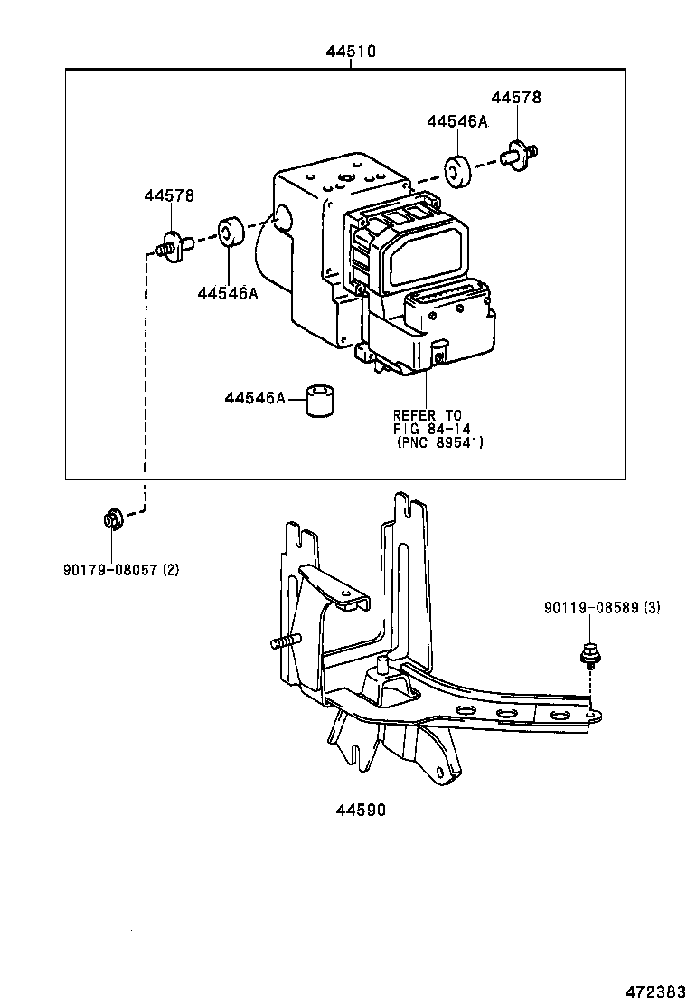  YARIS |  BRAKE TUBE CLAMP