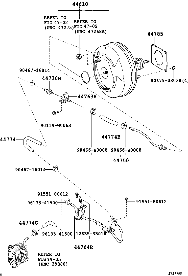  COROLLA |  BRAKE BOOSTER VACUUM TUBE