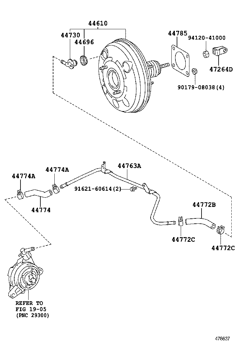  IQ |  BRAKE BOOSTER VACUUM TUBE