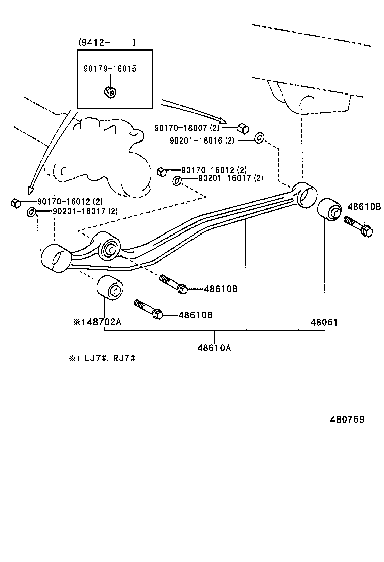  LAND CRUISER 70 |  FRONT AXLE ARM STEERING KNUCKLE