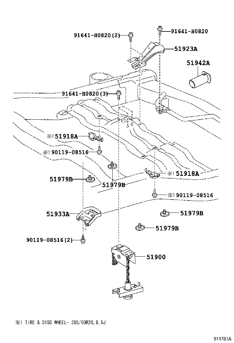  LX570 |  SPARE WHEEL CARRIER