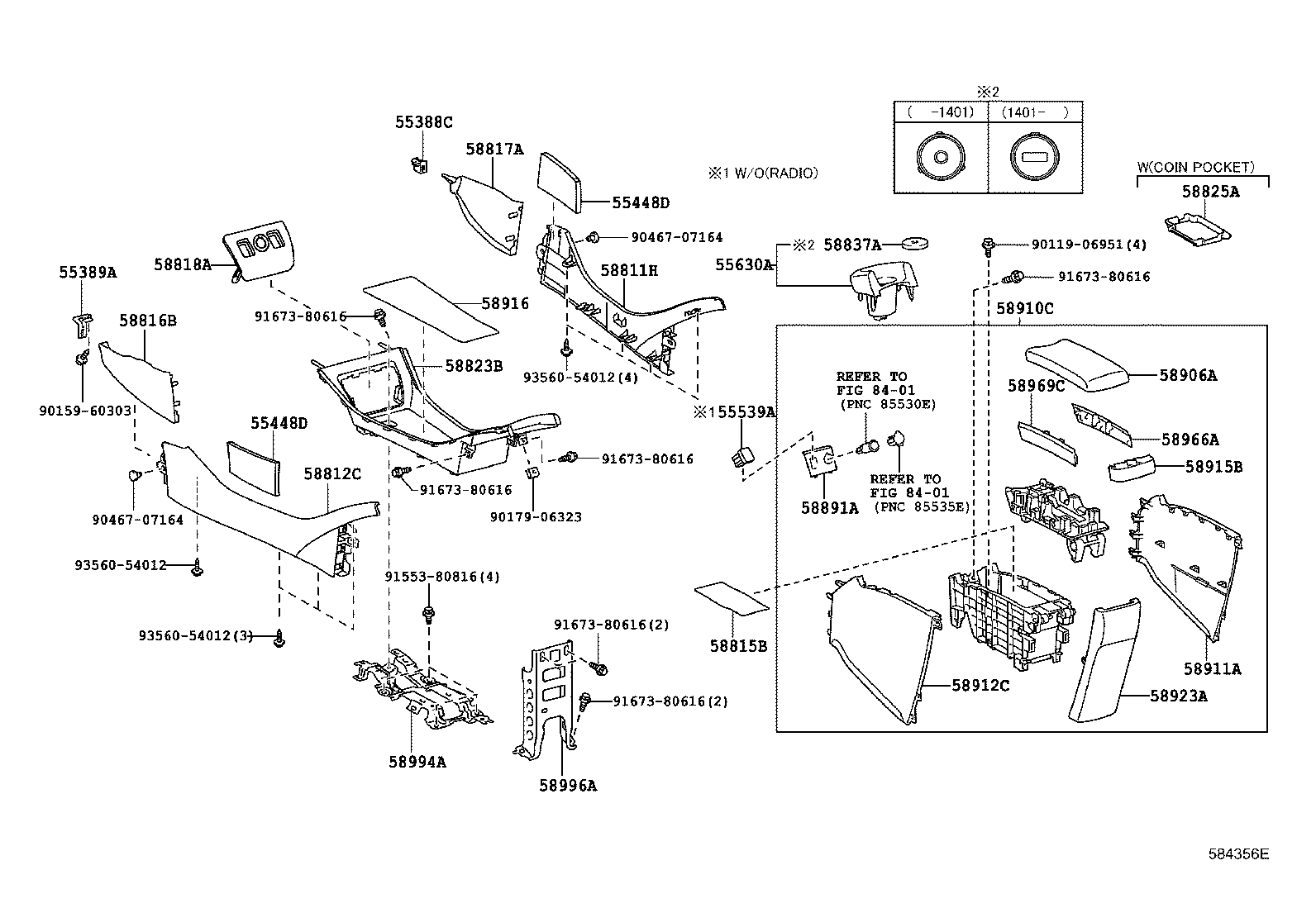  PRIUS PLUG IN HBD |  CONSOLE BOX BRACKET