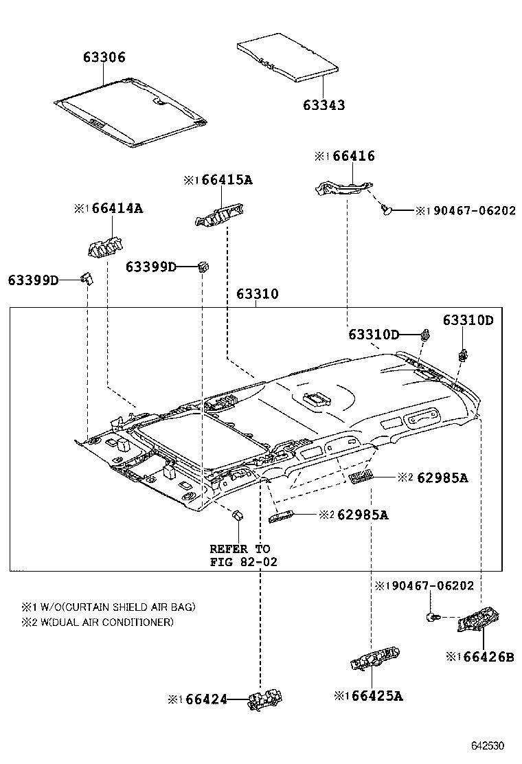  LAND CRUISER 150 |  ROOF HEADLINING SILENCER PAD