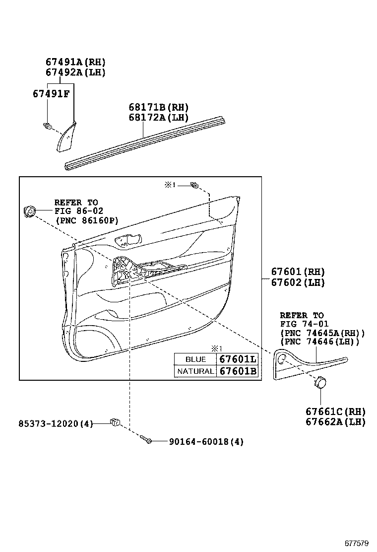  IQ EV |  FRONT DOOR PANEL GLASS