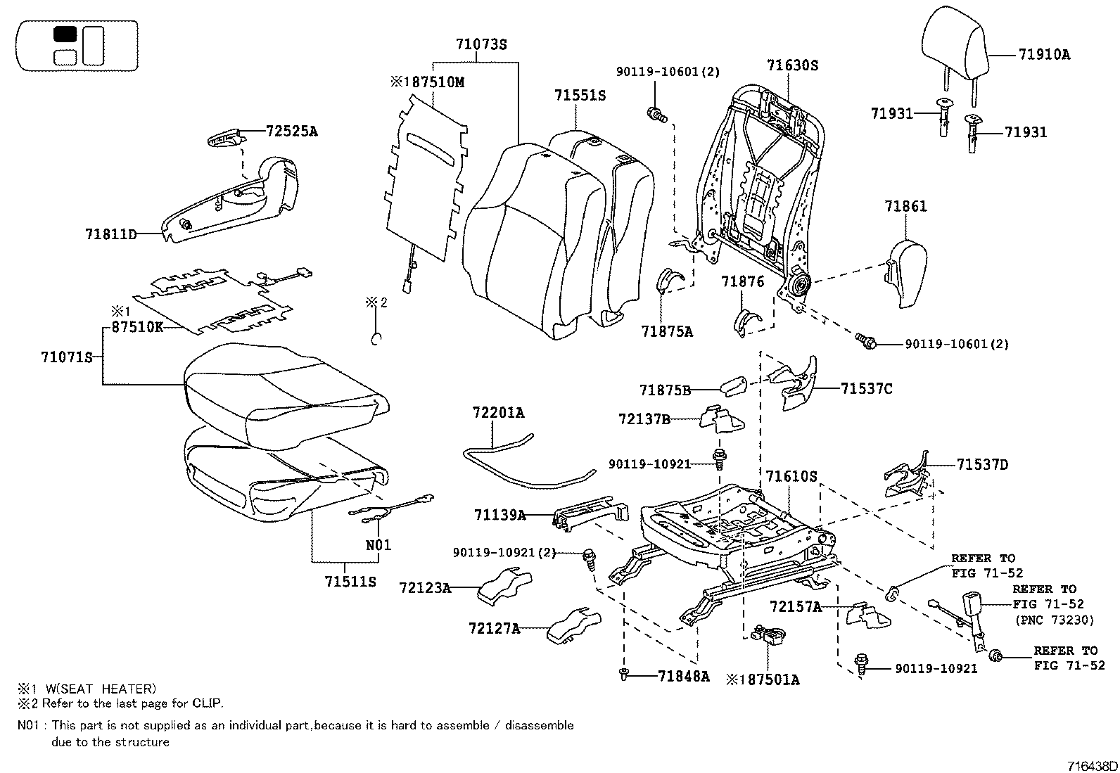  LAND CRUISER 150 |  SEAT SEAT TRACK