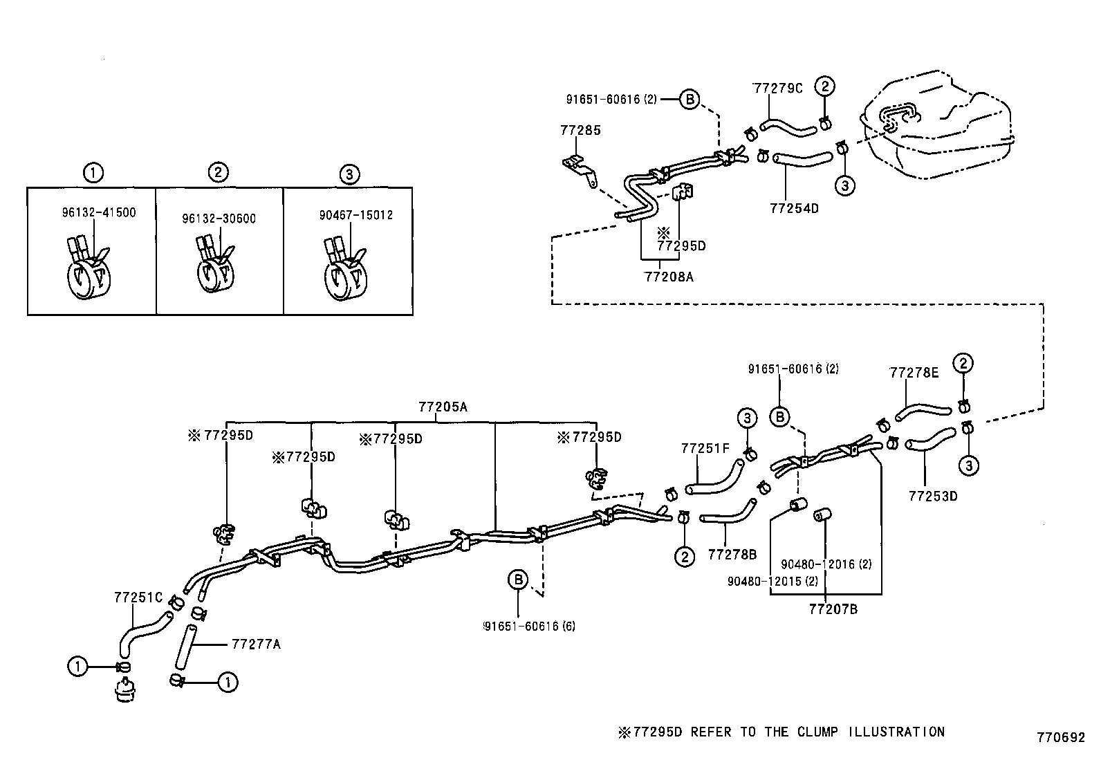  COASTER |  FUEL TANK TUBE