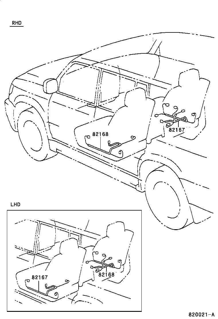  LAND CRUISER 90 |  WIRING CLAMP